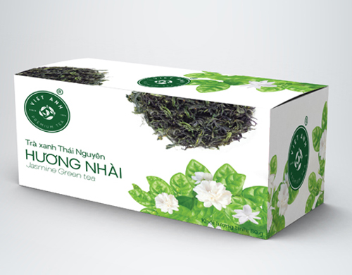 Trà xanh Thái Nguyên hương nhài 80g ''trà mạn''