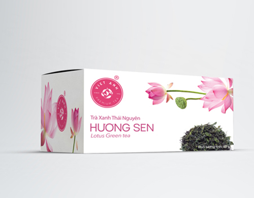 Trà xanh Thái Nguyên hương sen 80g "trà mạn"